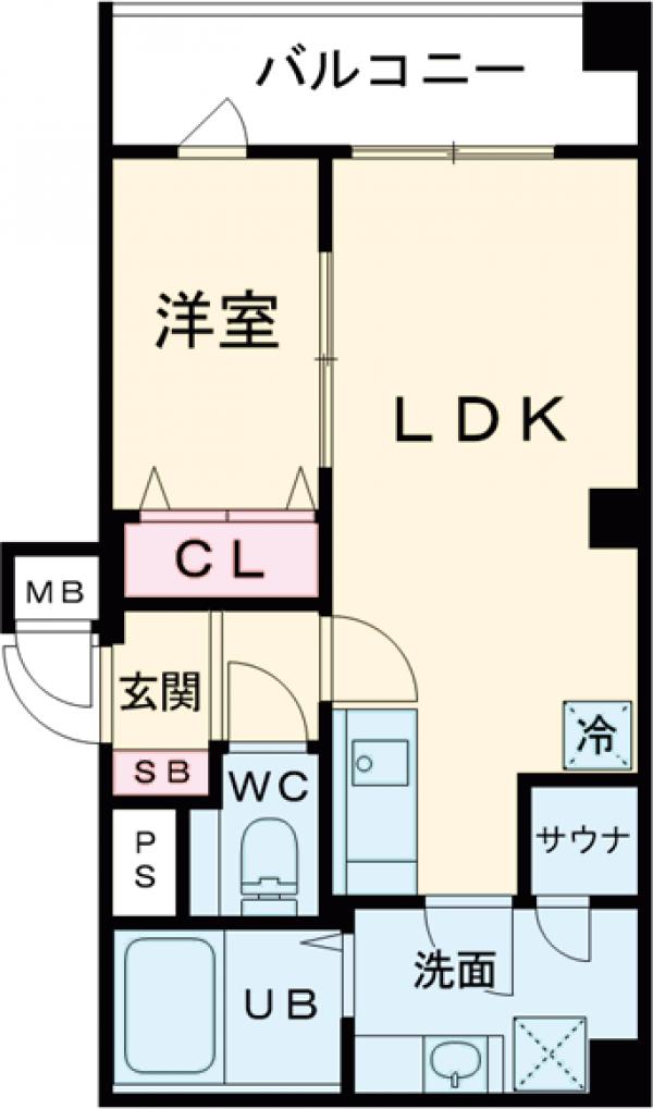 新小岩の完工年月(2026年12月)築の賃貸マンションの間取り