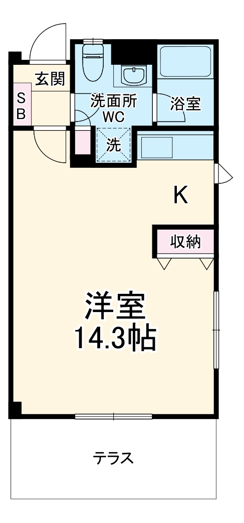 メイクスG棟の間取り