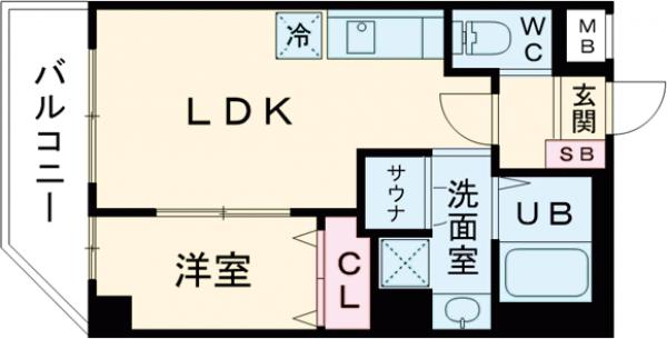 新小岩の完工年月(2026年12月)築の賃貸マンションの間取り