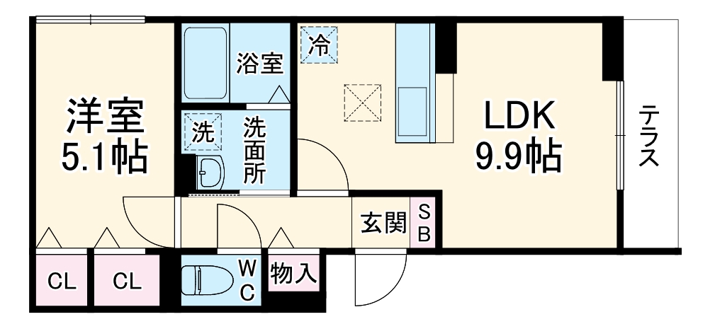 1/3 間取