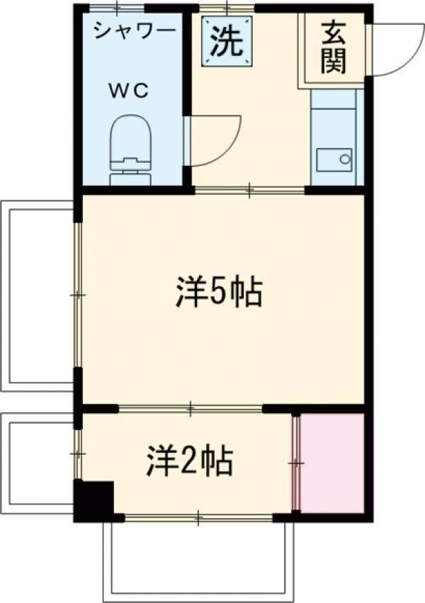 桃園マンションの間取り