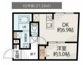 CASALUXE大島の間取り
