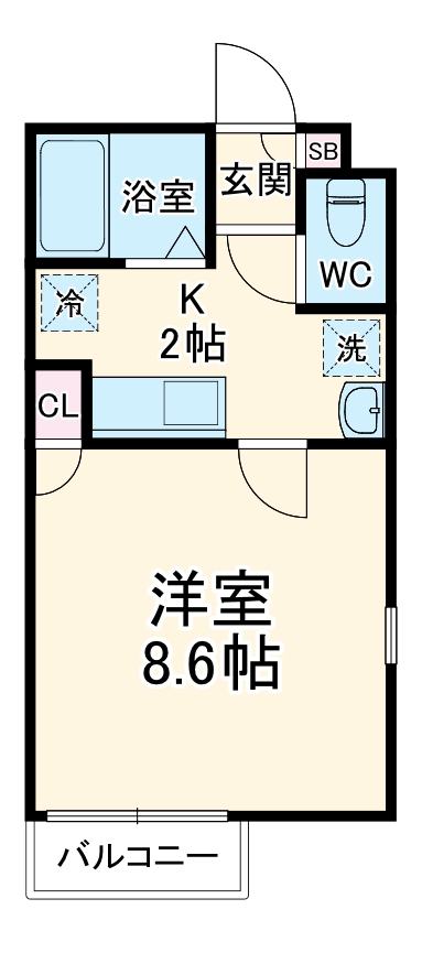 Solid天台の間取り