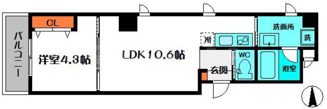 HGTコート都島の間取り