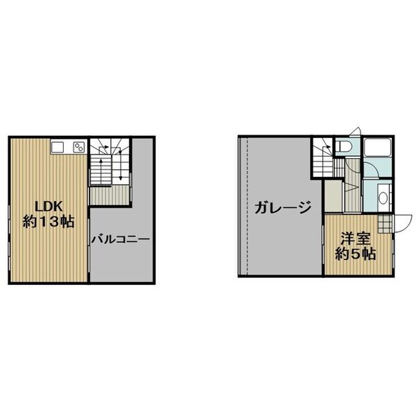 GARAGE守山城土の間取り
