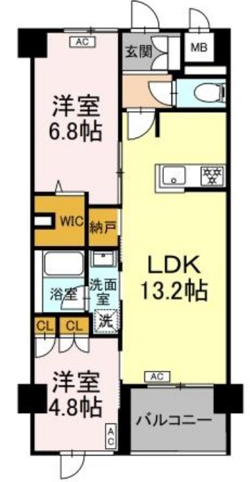 ロイジェント豊島園の間取り