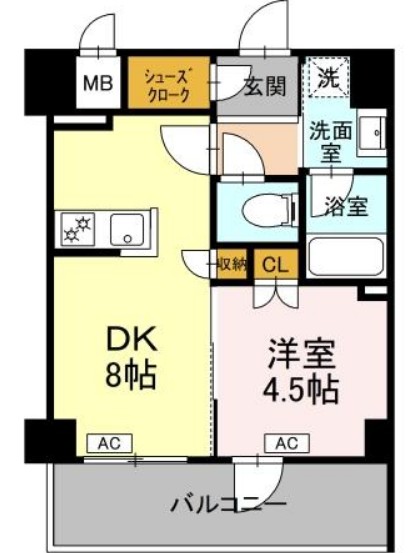 ロイジェント豊島園の間取り