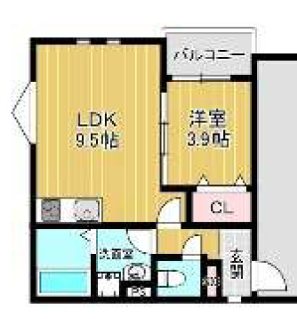 Chat Noir淡路の間取り