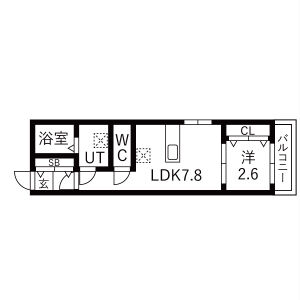 アヴァンセ大曽根の間取り