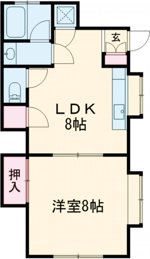 コーポリゲルの間取り