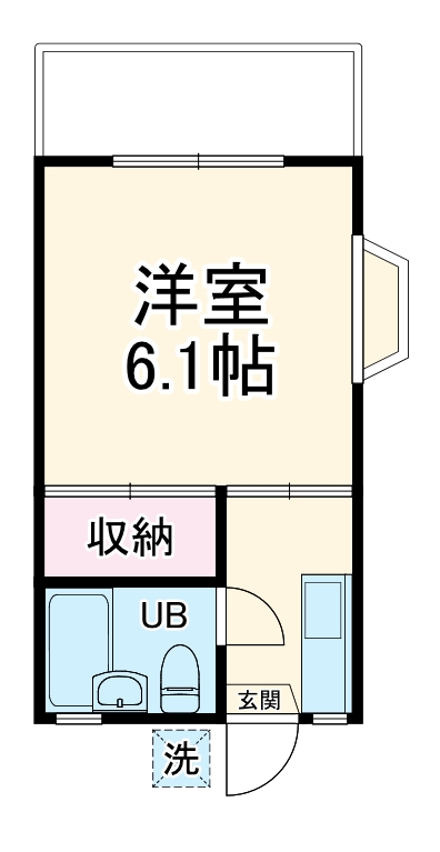ハピネスハイムの間取り