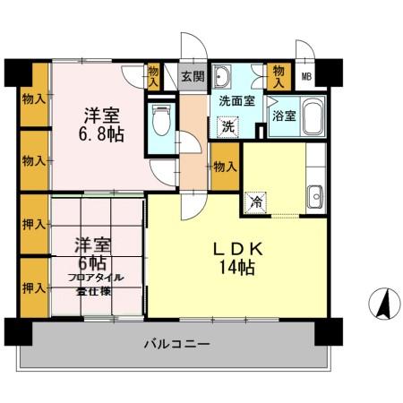 アモール喜多山の間取り