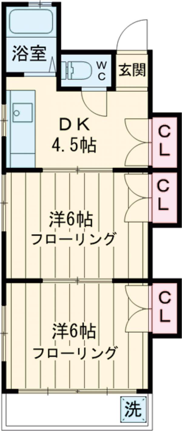 三鷹金子ハイツの間取り