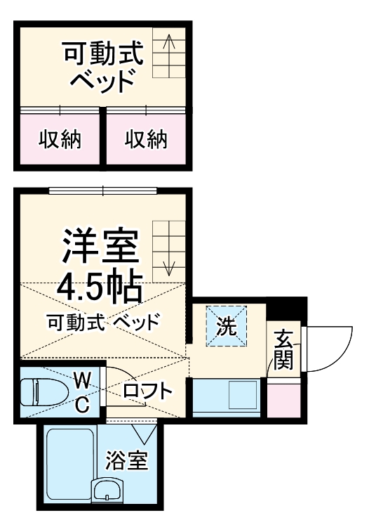 パンシオン長後NO.1の間取り
