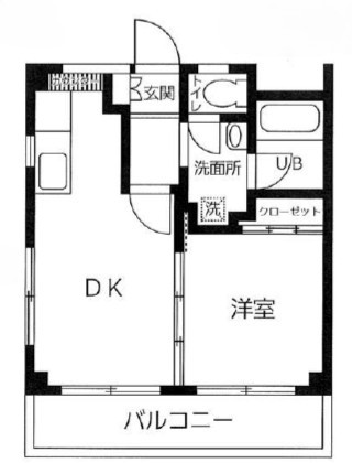 シャレーハイツの間取り