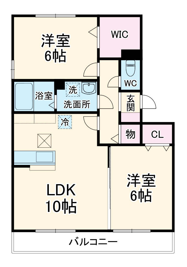 グラス ウィンの間取り