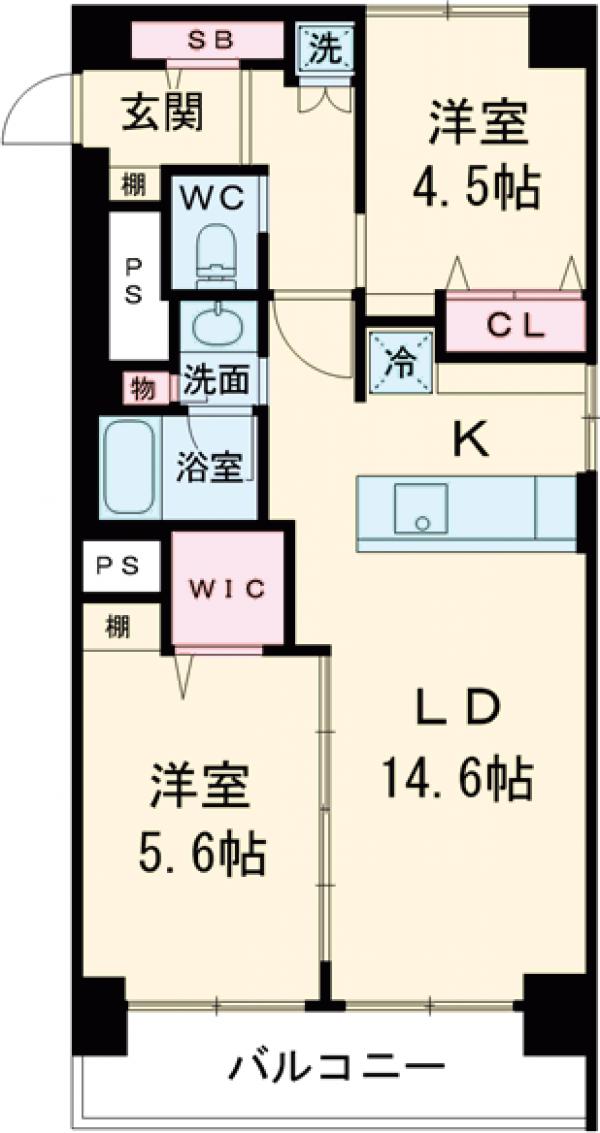 向島ハイツの間取り