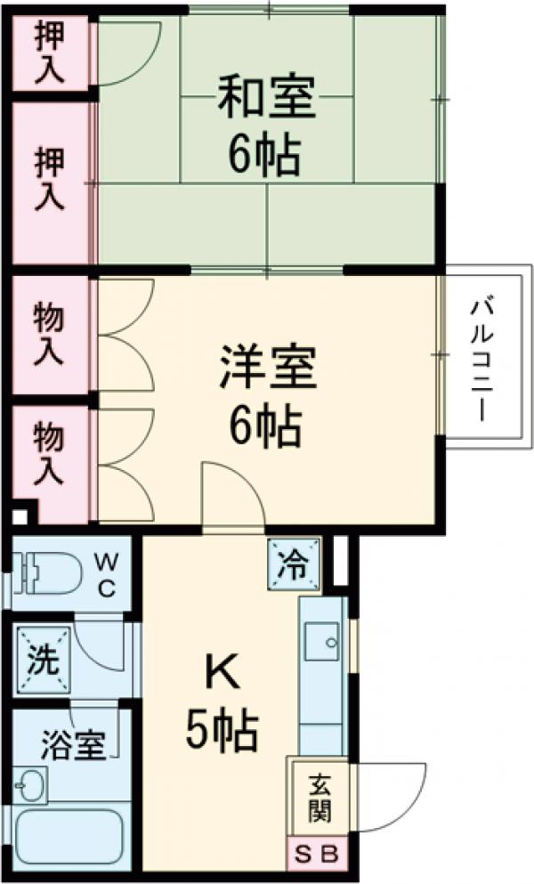 ベルシオン東伏見の間取り