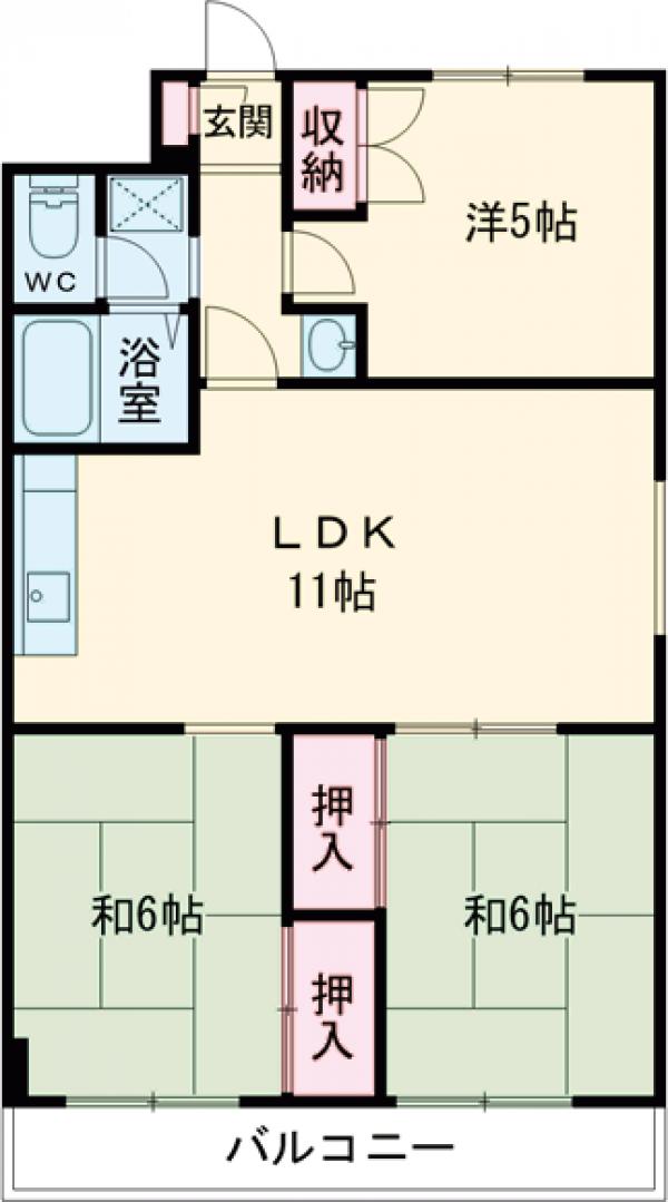 リアライズ北綾瀬の間取り