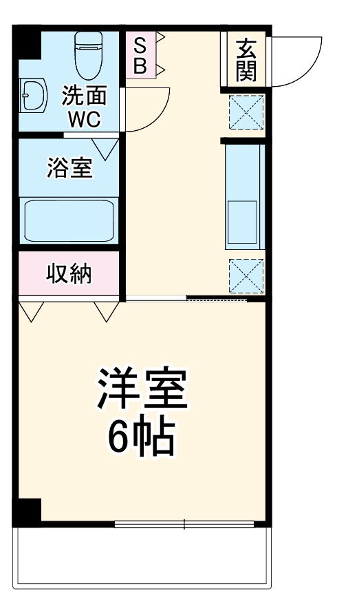 カーサデフローラの間取り