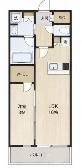 プラウド元住吉ウエストの間取り