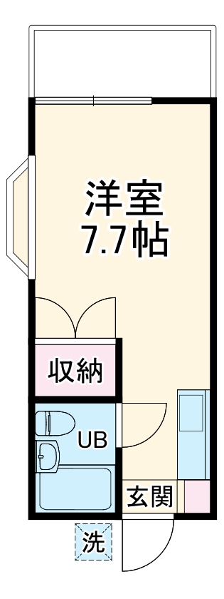 コーポ南行徳C棟の間取り