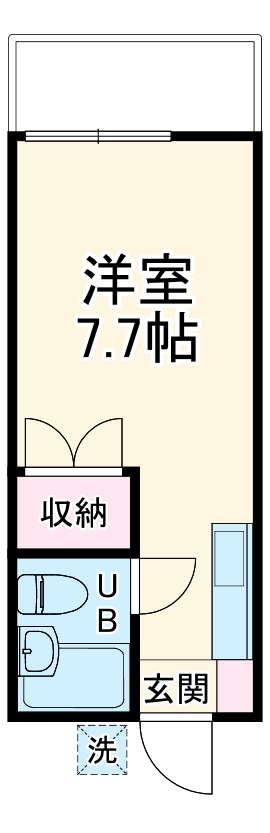 コーポ南行徳C棟の間取り