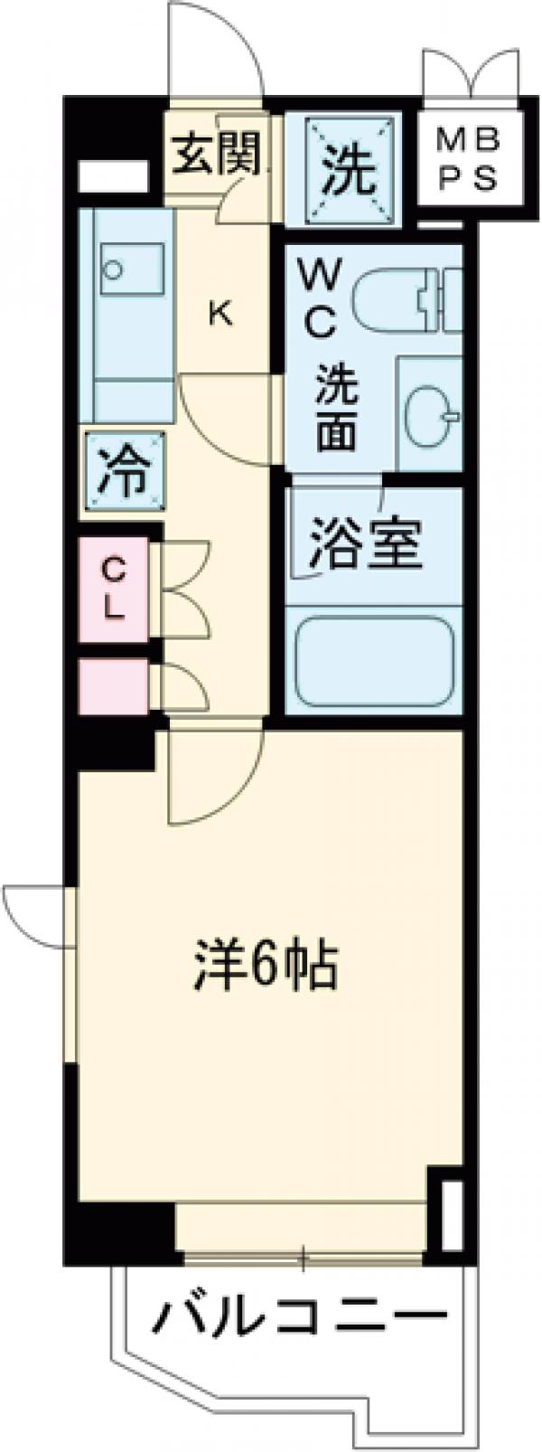 ルーブル下北沢弐番館の間取り
