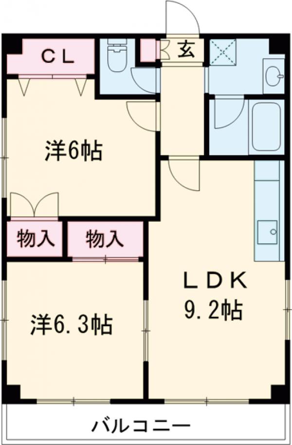アートハウス大沢 の間取り