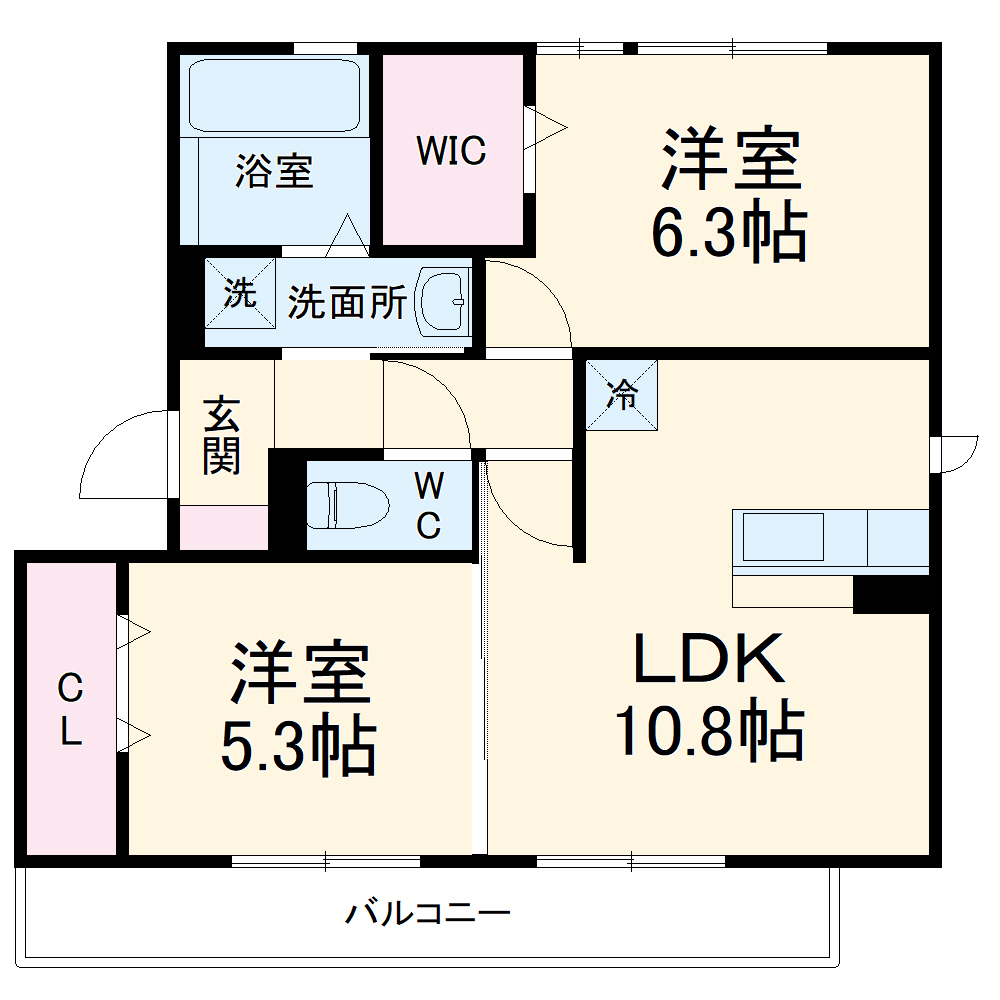 アコルト・シェーンの間取り