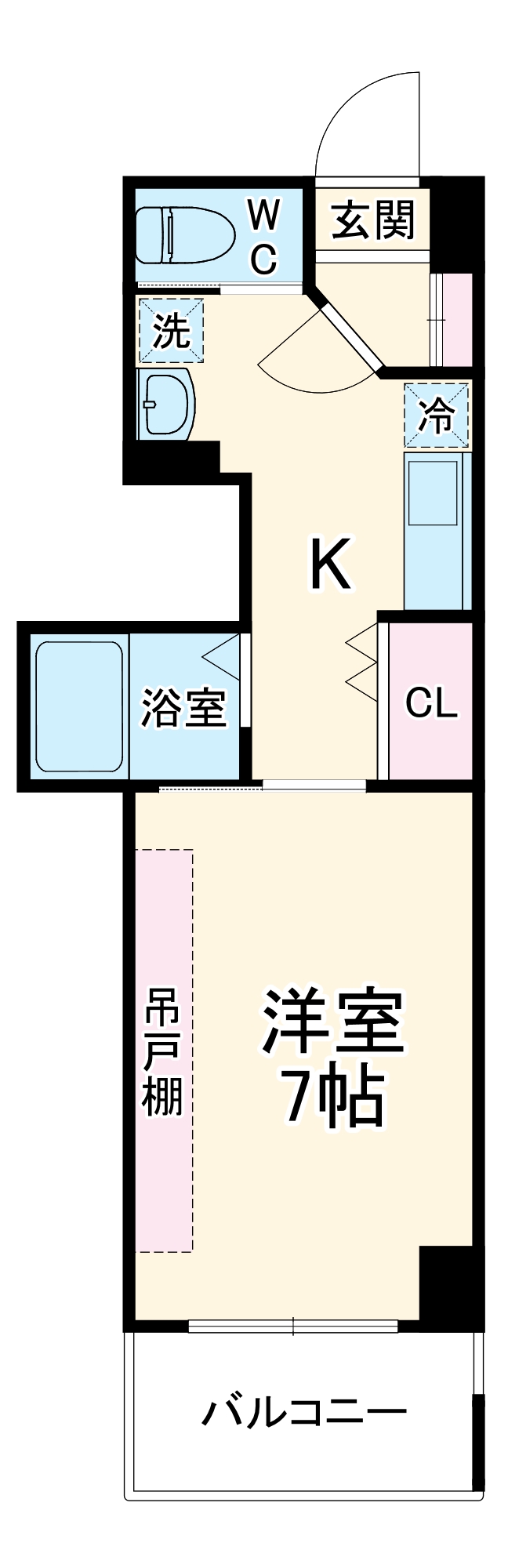 アバンサール湘南の間取り