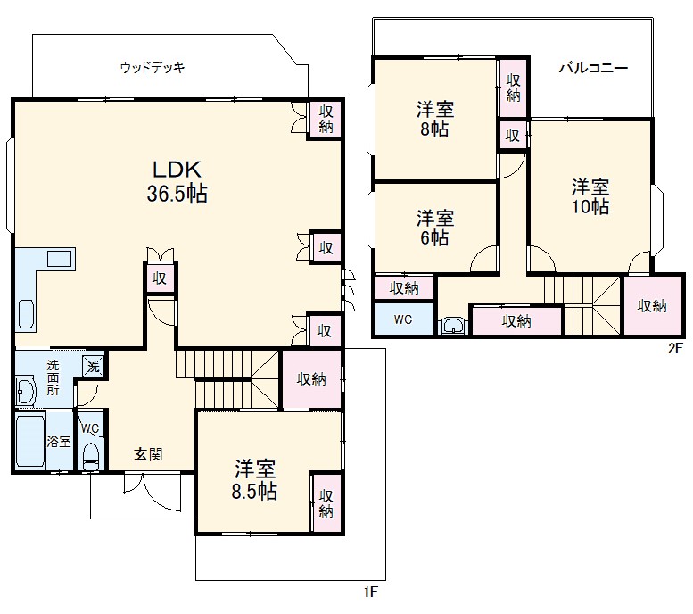 西浦ヒルズの間取り