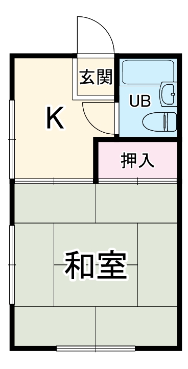 コーポ満の間取り