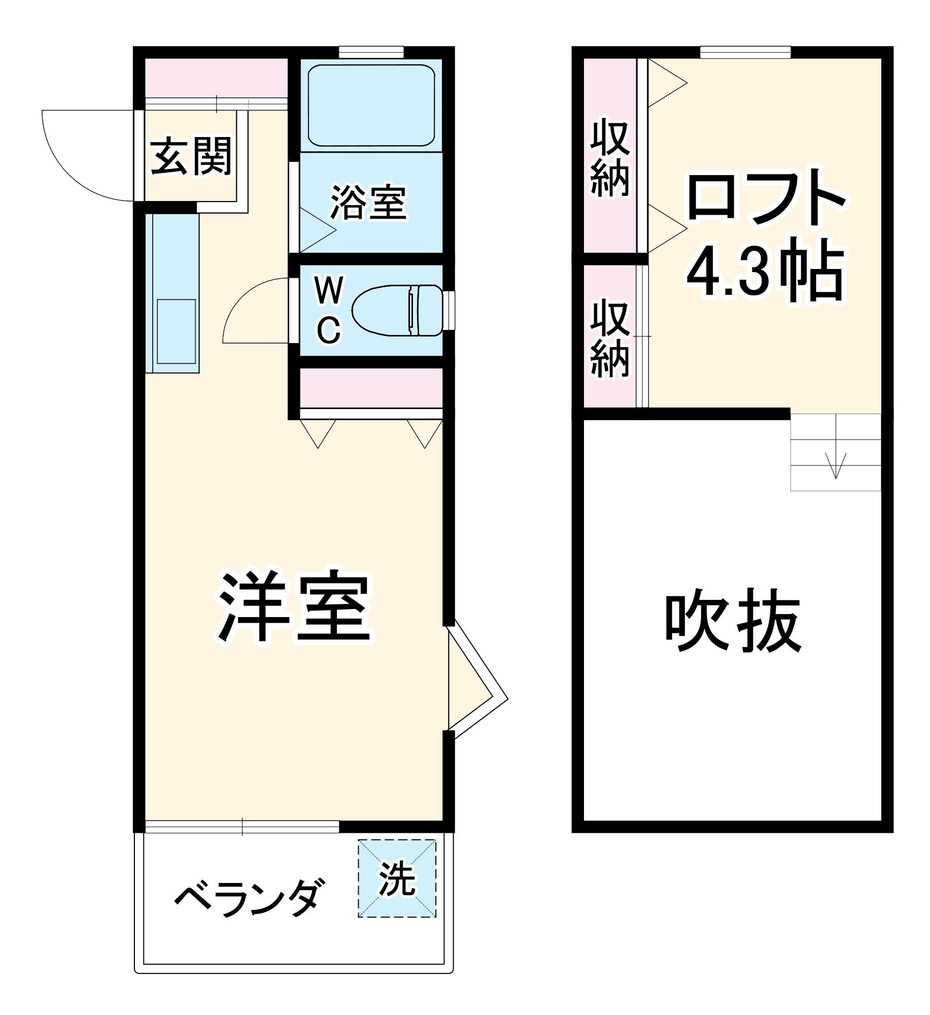 サンドルミ飯山満の間取り