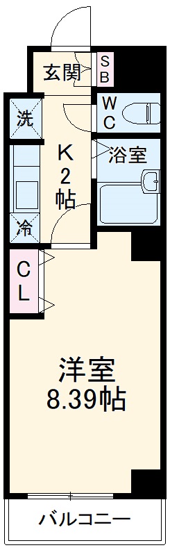パール横浜東口壱番館の間取り