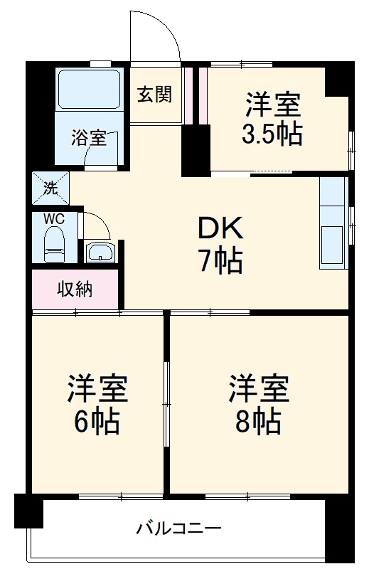ノルド薬園台の間取り