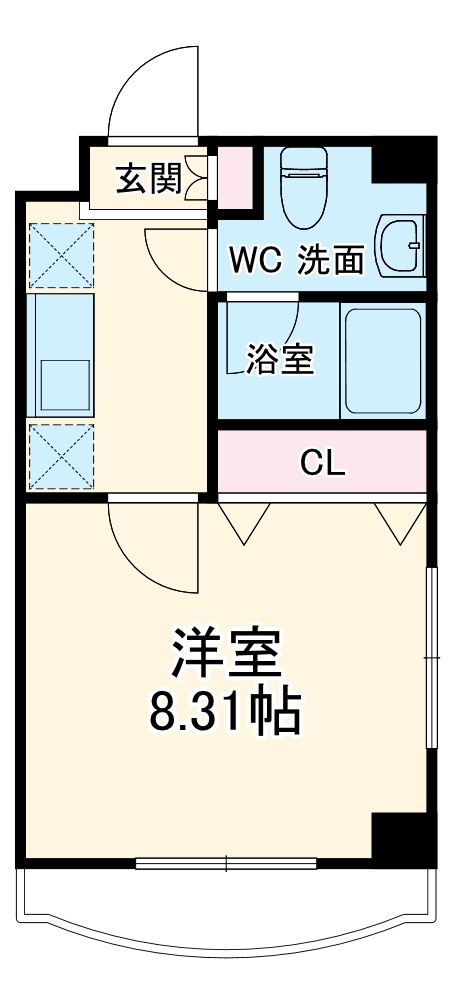 ボヌール大久保の間取り