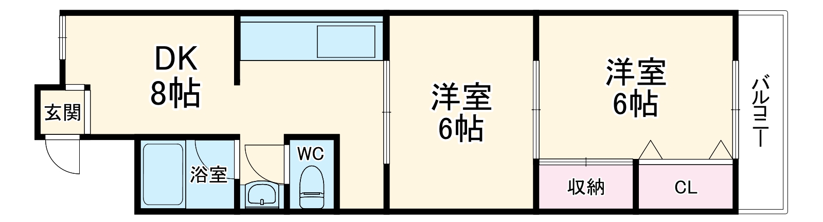 YMマンションの間取り