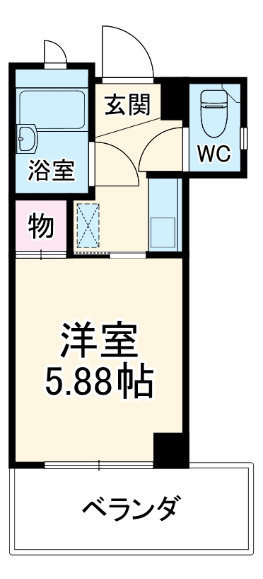 コスモAoi長後Ⅰの間取り