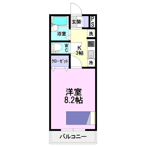サンフィット コンフォースの間取り