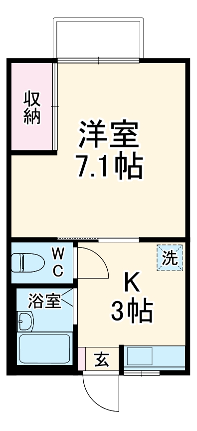 クリームハイツの間取り