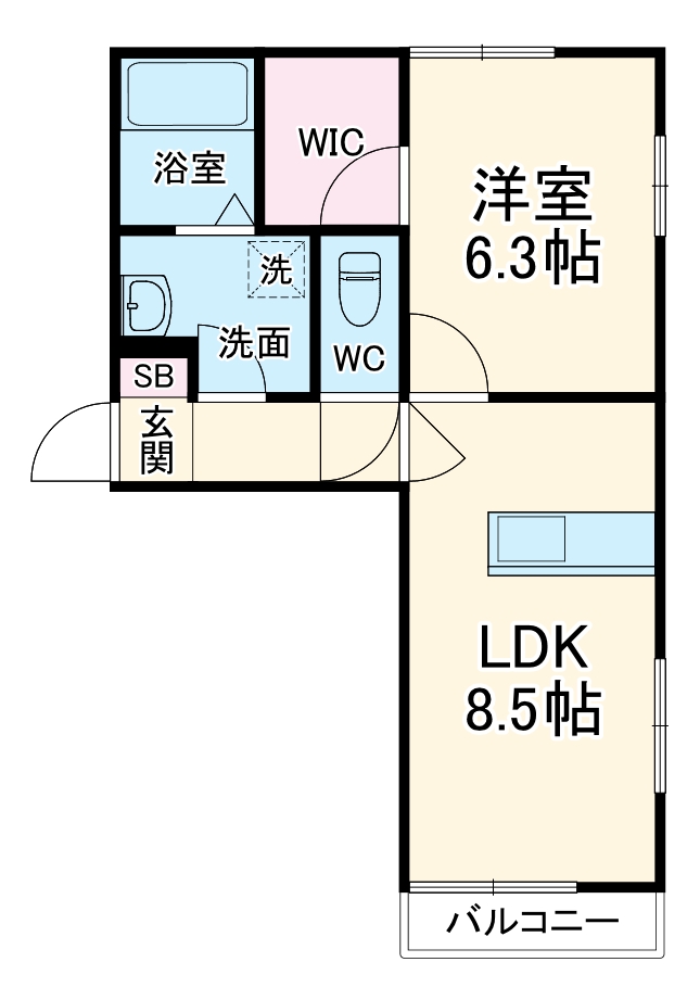 メゾン616の間取り
