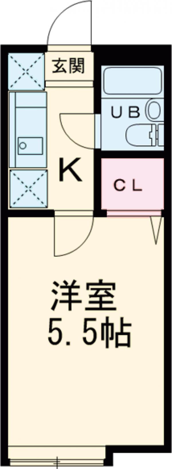 リューデスハイムAの間取り