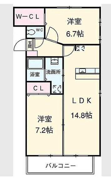 グッドライフ長久手の間取り