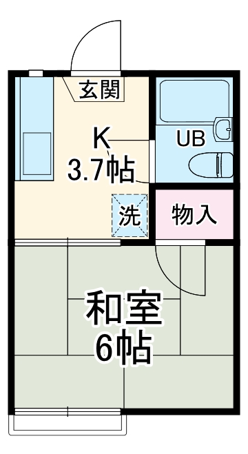 タイムリー秋山の間取り