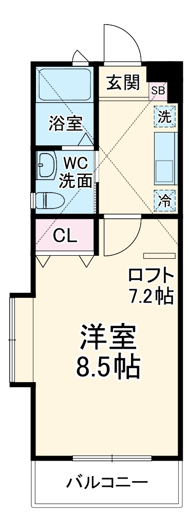 シャトーグレイスの間取り