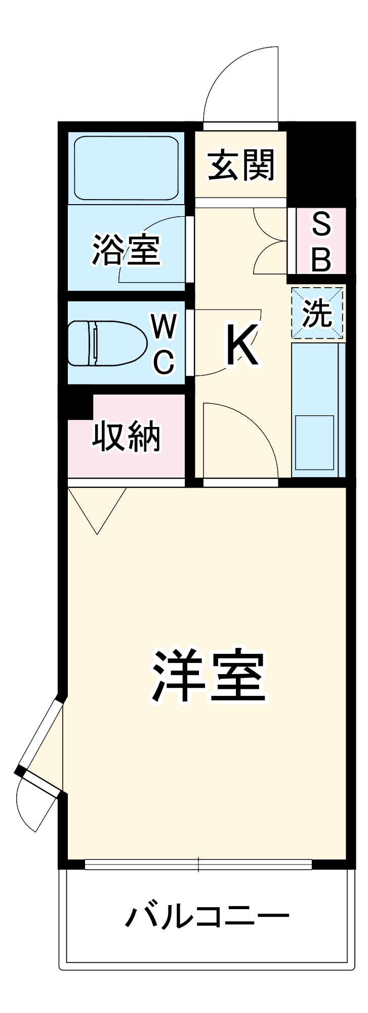メゾンマノリアの間取り