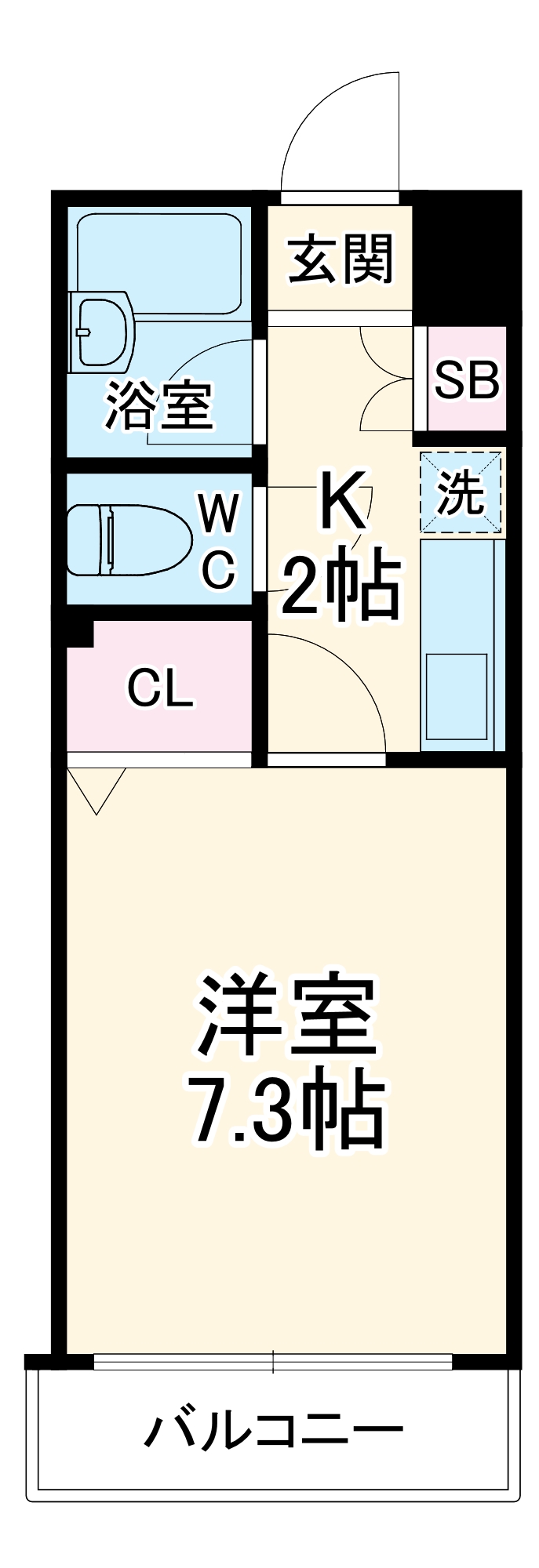 メゾンマノリアの間取り