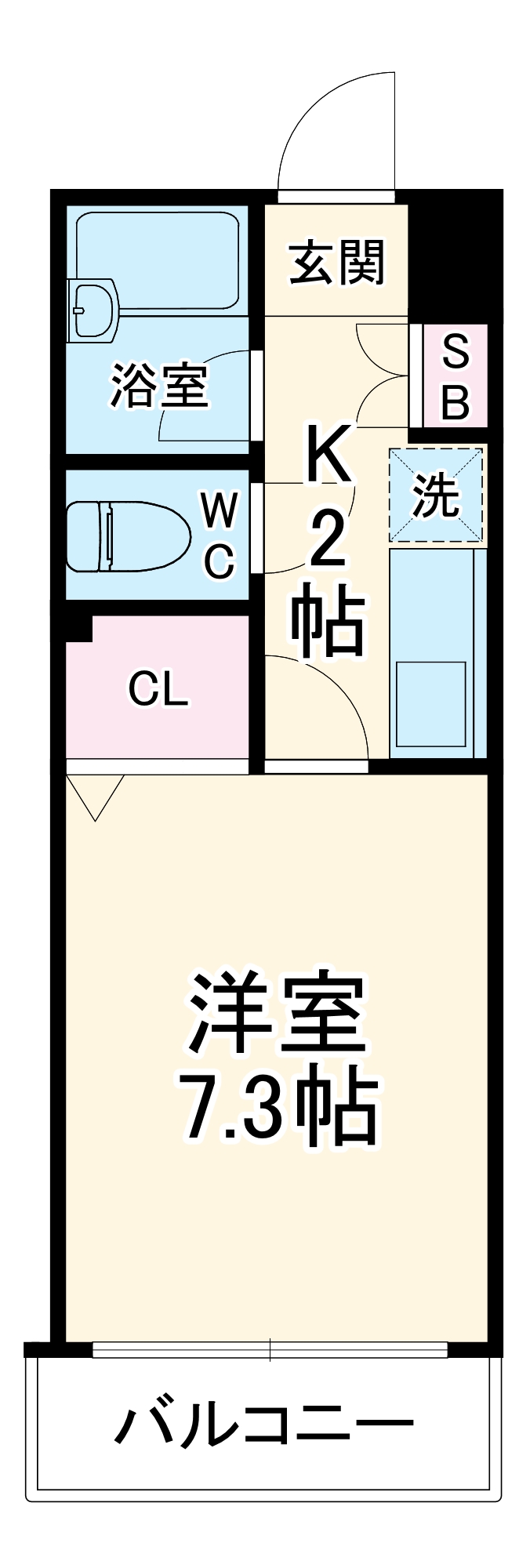 メゾンマノリアの間取り