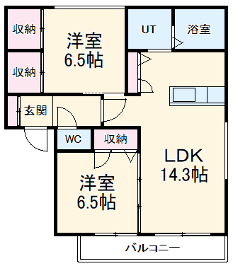 パークヒル長久手の間取り